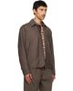 Paul Smith Paul Smith Brown Wool-Cashmere Flannel Jacket - 2