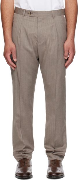 Paul Smith Paul Smith Brown Wool Trousers