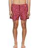 Paul Smith Paul Smith Burgundy Knots Swim Shorts - 1