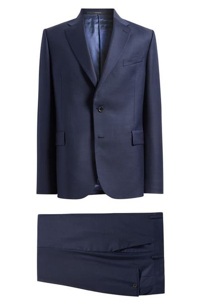Paul Smith Paul Smith Camberwell Tailored Fit Water Repellent Dark Navy Wool Suit