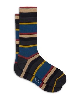 Paul Smith Paul Smith Clayton Stripe Cotton Socks