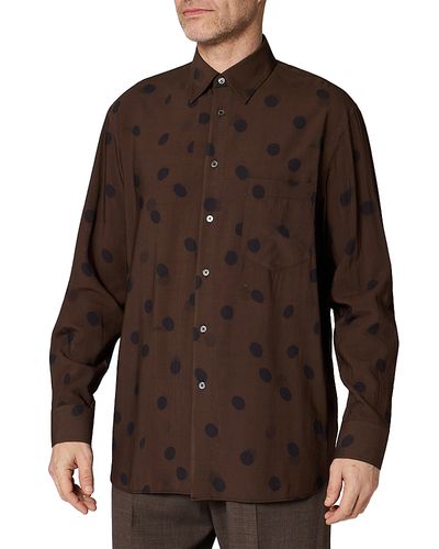 Paul Smith Paul Smith Dot Pattern Pocket Shirt