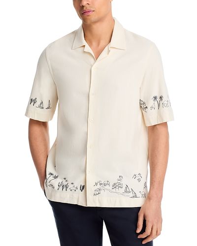 Paul Smith Paul Smith Embroidered Short Sleeve Shirt