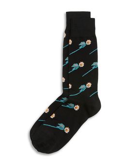 Paul Smith Paul Smith Flower Stem Crew Socks