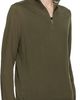 Paul Smith Paul Smith Khaki Merino Wool Half-Zip Sweater - 2