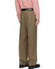 Paul Smith Paul Smith Khaki Relaxed-fit Pleated Lyocell Trousers - 3