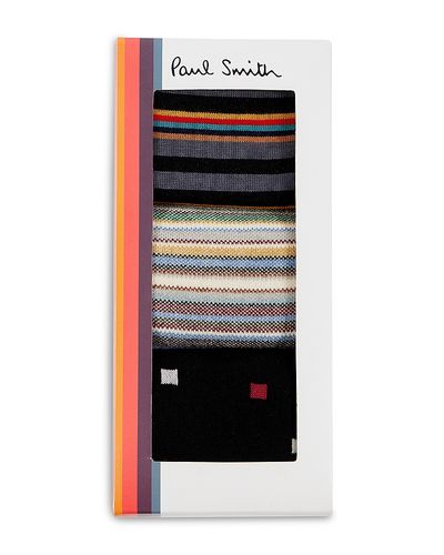Paul Smith Paul Smith Mixed Crew Socks, Pack of 3