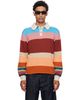 Paul Smith Paul Smith Multicolor Cotton-Linen Bold Stripe Rugby Polo - 1