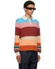 Paul Smith Paul Smith Multicolor Cotton-Linen Bold Stripe Rugby Polo - 2
