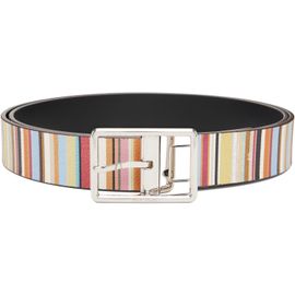 Paul Smith Paul Smith Multicolor Cut2Fit Reversible Belt