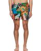 Paul Smith Paul Smith Multicolor 'River Collage' Print Swim Shorts - 1