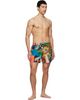 Paul Smith Paul Smith Multicolor 'River Collage' Print Swim Shorts - 4