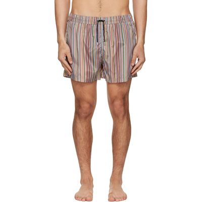 Paul Smith Paul Smith Multicolor 'Signature Stripe' Swim Shorts