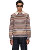 Paul Smith Paul Smith Multicolor 'Signature Stripe' Textured-Cotton Sweater - 1