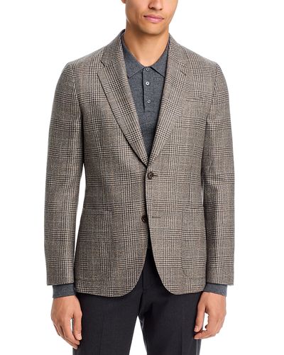 Paul Smith Paul Smith Regular Fit Wool Blend Plaid Jacket