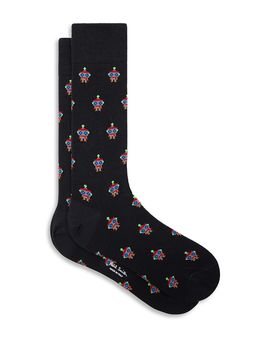 Paul Smith Paul Smith Robot Cotton Blend Socks