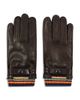 Paul Smith Paul Smith Striped Cuff Gloves - 1