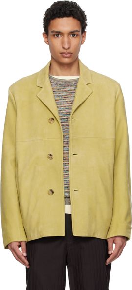Paul Smith Paul Smith Tan Nubuck Leather Jacket