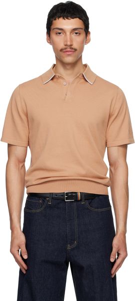Paul Smith Paul Smith Tan Short Sleeve Polo