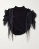 PAULINE DUJANCOURT Francisca tulle-trimmed mohair-blend sweater - 1