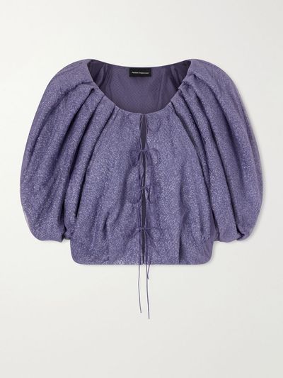 PAULINE DUJANCOURT Lauren printed tulle jacket