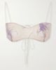 PAULINE DUJANCOURT Poppy floral-print organza bra - 1