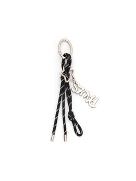 Paul's Boutique Twisted Elegant Minimalist Rope Key Ring [BLACK]