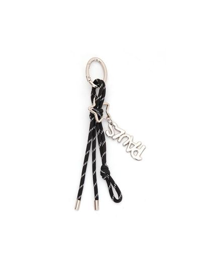 Paul's Boutique Twisted Elegant Minimalist Rope Key Ring [BLACK]