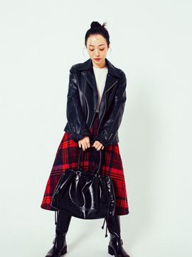 Paul's Boutique Vegan Leather Lightweight Bag [BLACK]