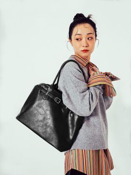 Paul's Boutique Vegan Leather Shoulder Bag_5colors