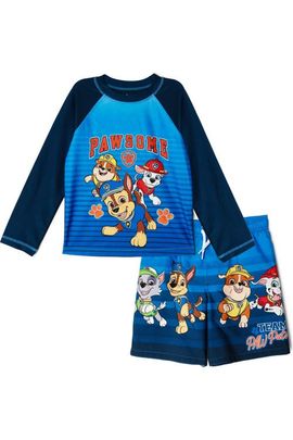 PAW PATROL PAW PATROL Swimwear 2-Piece Rash Guard and Trunks Set