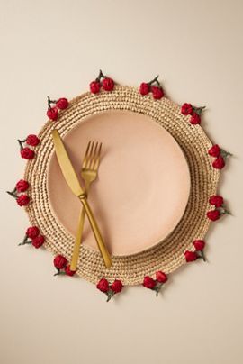 Payton James Handwoven Cherry Placemat