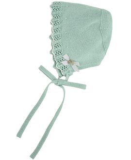 Paz Rodriguez Paz Rodriguez Girls' Newborn Cauce Bonnet