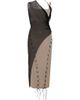PCFG PCFG Bodycon Dress With Tulle - 1
