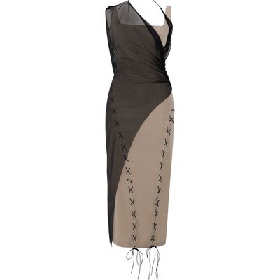PCFG PCFG Bodycon Dress With Tulle