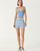 PCFG PCFG Cotton High Waist Denim Shorts - 4