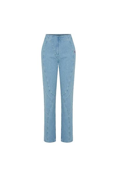 PCFG PCFG Cotton Stitch Detail Straight Denim