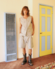 PCFG PCFG Cotton Woven Vest With Zip Detail - 3