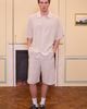 PCFG PCFG Daydreamers Linen Look Stitch Detail Shorts - 5