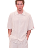 PCFG PCFG Daydreamers Short Sleeve Linen Shirt With Stitch Detail - 3