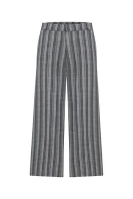 PCFG PCFG Linen & Cotton Blend Checked Woven Short