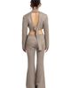 PCFG PCFG Linen Blend Crop Shiny Woven Jacket - 4