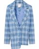 PCFG PCFG Linen Blend Free Heaven Multicolor Checked Blazer - 1