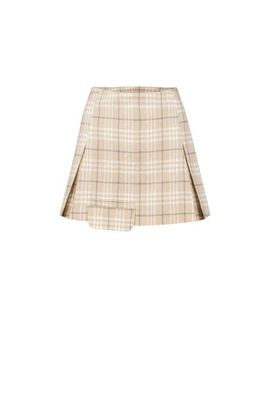 PCFG PCFG Linen Blend Free Heaven Pleated Mini Skirt