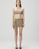 PCFG PCFG Linen Blend Super Mini Skirt - 5