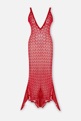 PCFG PCFG Open Knit Maxi Beach Dress