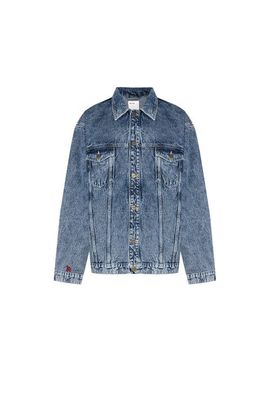 PCFG PCFG Pure Cotton Free Heaven Denim Jacket With Washed Effect