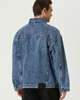 PCFG PCFG Pure Cotton Free Heaven Denim Jacket With Washed Effect - 4
