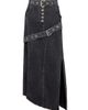 PCFG PCFG Your *Itch Colorblocked Denim Skirt - 5