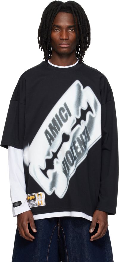 PDF PDF Black & White Blade T-shirt